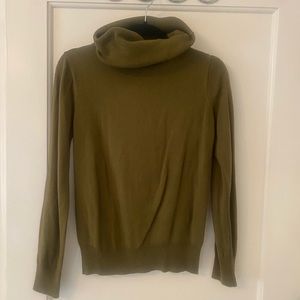 Vintage Green Cowl Neck Sweater